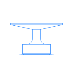 Furniture Coffee Tables Blu Dot Turn Coffee Table Laser Cut Svg File, Free Vectors File